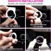 imageEcoNour Bling Cup Holder Insert 2 Pack with Push Start Button Ring 1 Pack  275 Inch Silicone Coaster Pad and 15 Inch Ring with Elegant Crystal Rhinestone  Car Interior Accessories BlackPink Coaster With Pink Ring