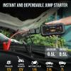imageEcoNour Car Battery Jump Starter  Portable 2000A Battery Jumper Starter  Ideal for Up to 8L Gas ampamp 6L Diesel Engines  Car Starter with Torchlight and SOS  Compatible with Ford Benz ampamp ToyotaCS 20 2500 Amps