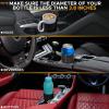 imageEcoNour Car Cup Holder Expander  Fits 3240 oz Hydro Flasks Yeti Nalgene ampamp Large Bottles up to 38quot  Universal Cup Adapter for Cars with 32quot Holders  Black