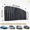 imageEcoNour Car Privacy Curtains  Rear Divider Curtain Blackout  Shade for Baby Sleep Privacy  Camping Accessories for CarFront Window Curtain