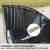 imageEcoNour Car Privacy Curtains  Rear Divider Curtain Blackout  Shade for Baby Sleep Privacy  Camping Accessories for CarFront Window Curtain