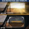 imageEcoNour Car Window Shade for Baby 4 Pack  Cling Sun Shade for SUV Van RV Bus ampamp Pickup Truck  Sun Protection for Car Side Window  Sun Blocker Shade for Baby  XLarge 25quot x 16quot