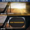 imageEcoNour Car Window Shade for Baby 4 Pack  Cling Sun Shade for SUV Van RV Bus ampamp Pickup Truck  Sun Protection for Car Side Window  Sun Blocker Shade for Baby  XLarge 25quot x 16quot