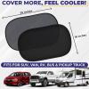 imageEcoNour Car Window Shade for Baby 4 Pack  Cling Sun Shade for SUV Van RV Bus ampamp Pickup Truck  Sun Protection for Car Side Window  Sun Blocker Shade for Baby  XLarge 25quot x 16quot
