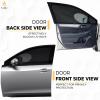 imageEcoNour Car Window Shades for Baby 2 Pack  Upgraded  Shades for Side Window  Comes with Enhanced Suction Cups ampamp Large Clips for Durability  Baby Car Accessories 15quot x 17quotFront