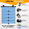 imageEcoNour Car Window Shades for Baby 2 Pack  Upgraded  Shades for Side Window  Comes with Enhanced Suction Cups ampamp Large Clips for Durability  Baby Car Accessories 18quot x 20quotSparkling Unicorns