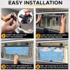 imageEcoNour Car Window Shades for Baby 2 Pack  Upgraded  Shades for Side Window  Comes with Enhanced Suction Cups ampamp Large Clips for Durability  Baby Car Accessories 18quot x 20quotSparkling Unicorns