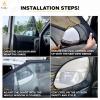 imageEcoNour Car Window Shades for Baby 2 Pack  Upgraded  Shades for Side Window  Comes with Enhanced Suction Cups ampamp Large Clips for Durability  Baby Car Accessories 15quot x 17quotFront