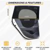 imageEcoNour Car Window Shades for Baby 2 Pack  Upgraded  Shades for Side Window  Comes with Enhanced Suction Cups ampamp Large Clips for Durability  Baby Car Accessories 15quot x 17quotRear