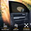 imageEcoNour Car Window Shades for Baby 2 Pack  Upgraded  Shades for Side Window  Comes with Enhanced Suction Cups ampamp Large Clips for Durability  Baby Car Accessories 15quot x 17quotFront
