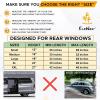 imageEcoNour Car Window Shades for Baby 2 Pack  Upgraded  Shades for Side Window  Comes with Enhanced Suction Cups ampamp Large Clips for Durability  Baby Car Accessories 15quot x 17quotRear