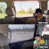 imageEcoNour Car Window Shades for Baby 2 Pack  Upgraded  Shades for Side Window  Comes with Enhanced Suction Cups ampamp Large Clips for Durability  Baby Car Accessories 15quot x 17quotRear
