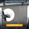 imageEcoNour Car Window Shades for Baby 2 Pack  Upgraded  Shades for Side Window  Comes with Enhanced Suction Cups ampamp Large Clips for Durability  Baby Car Accessories 15quot x 17quotBlack