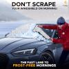 imageEcoNour Car Windshield Snow Cover  Ice Windshield Cover with 4 Layers Thickness Snow Protection Cover Easy to Use Universal Fit for CarsSUVSedanHatchback  MediumMedium