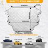 imageEcoNour Car Windshield Snow Cover  Ice Windshield Cover with 4 Layers Thickness Snow Protection Cover Easy to Use Universal Fit for CarsSUVSedanHatchback  MediumMedium