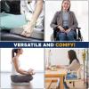 imageEcoNour Gel Seat Cushion for Tailbone Pain Relief  Computer Chair Cushion for Back Pain  Office Chair Gel Cushion for Coccyx  Ergonomic AntiSlip Cushion for Sciatica ampamp Lower Back Pain GrayGrey