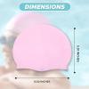 imageEcoNour Kids 2Pack Swimming Goggles with AntiFog ampamp UV Protection  Pink Waterproof Silicone Cap with Ear Plugs ampamp Nose Clips Ages 312