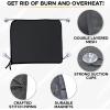 imageEcoNour Magnetic Car Sun Shade Side Window 2 Pack  Rear Window Sun Shade Blocks Harmful UV Rays  Ensures Privacy Protection  Baby Travel Accessories  Magnetic Curtain for Baby and KidsBlack Suction Magnet