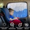 imageEcoNour Magnetic Side Window Sunshade 4 Pack  Car Window Shades for Baby Blocks Direct Sunlight Keeps Car Cool  BlueBlue Rear Window