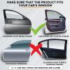 imageEcoNour Magnetic Side Window Sunshade 4 Pack  Car Window Shades for Baby Blocks Direct Sunlight Keeps Car Cool  BlueBlue Rear Window