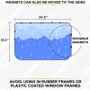 imageEcoNour Magnetic Side Window Sunshade 4 Pack  Car Window Shades for Baby Blocks Direct Sunlight Keeps Car Cool  BlueBlue Rear Window