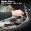 imageEcoNour Mini Trash Can with Lid 2 Pack  Small Car Trash Can Cup Holder  Leakproof Trash Bin with 30 pcs Garbage Bags  for Car Home ampamp OfficeDiamond Mini Trash Can with Lid