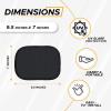 imageEcoNour Miniature Static Cling Window Shade for Car Sun Visor 2 Pack  Windshield Sun Shade Static Cling for Driving Glare Shield  Cling Car Shade for Windshield  Sun Glare Protection AccessoriesSmall