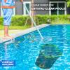 imageEcoNour Pool Skimmer Net Pool nets for Cleaning Leaves with deep rake net Heavy Duty Swimming Pool Leaf Rake Cleaning Tool with Fine Mesh Frame Fits Standard PolesGreen Skimmer Net