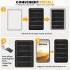 imageEcoNour RV Magnetic Window Shade for Side Door  Foldable Blackout UV Protection Cover  Winnebago Itasca Sunova Class A RV Entry Doors  4 Hook ampamp Loop Waterproof Oxford Fabric  Large 27quot 18quotXLarge