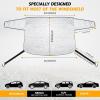imageEcoNour Rear Windshield Cover for Ice and Snow  Car Back Window Snow ampamp Frost Cover  Complete Protection from Snow and Other Winter Debris  Winter Car Accessories for Sedan SUV ampamp Van  MediumPeva rear