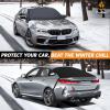 imageEcoNour Rear Windshield Cover for Ice and Snow  Car Back Window Snow ampamp Frost Cover  Complete Protection from Snow and Other Winter Debris  Winter Car Accessories for Sedan SUV ampamp Van  MediumFront  Rear Snow cover