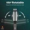 imageEcoNour Super Fast 4in1 Retractable Car Charger  PD30W Dual Lightning  82cm Long Compact ampamp Flexible  Fast Charging for iPhone Devices  Best Travel Essentials Gifts AccessoryL  L Type