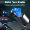 imageEcoNour Super Fast 4in1 Retractable Car Charger  PD30W Dual Lightning  82cm Long Compact ampamp Flexible  Fast Charging for iPhone Devices  Best Travel Essentials Gifts AccessoryC  C Type