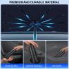 imageEcoNour Umbrella Windshield Sunshade for Car  Bendable Sun Visor for UV ampamp Interior Protection  Foldable Front Window Sunshade Suitable for Sedan and SUV  Sun Blocker for Car  XLarge 57quot x32quotXXXLarge