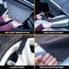 imageEcoNour Windshield Snow Cover with SHooks  HeavyDuty 600D Oxford Fabric  Waterproof Winter Car Windshield Cover for Pickup Trucks SUVs ampamp Vans  AllWeather Protection  XL 74quotx43quotFront XLarge