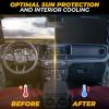 imageXLarge Truck Windshield Sun Shade 69quot x 35quot  240T Thickened Windshield Sun Shade for UV ampamp 99 Heat Blocker  Keeps Your Vehicle Cool and Truck Interior Cooling Accessory for Summer ProtectionXSmall
