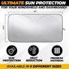 imageXLarge Truck Windshield Sun Shade 69quot x 35quot  240T Thickened Windshield Sun Shade for UV ampamp 99 Heat Blocker  Keeps Your Vehicle Cool and Truck Interior Cooling Accessory for Summer ProtectionMedium Plus