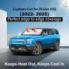 imagefor Rivian R1S 20222024 2025 Windshield Sunshade Compatible for EcoNour 240T Polyester Material Cars Sun Visor Reflector Blocks UV Rays  Foldable Sunshade Interior Protection Rivian AccessoriesRivianR1S 20222025
