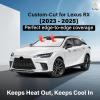 imagefor Rivian R1S 20222024 2025 Windshield Sunshade Compatible for EcoNour 240T Polyester Material Cars Sun Visor Reflector Blocks UV Rays  Foldable Sunshade Interior Protection Rivian AccessoriesLexus RX 20232025