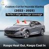 imagefor Rivian R1S 20222024 2025 Windshield Sunshade Compatible for EcoNour 240T Polyester Material Cars Sun Visor Reflector Blocks UV Rays  Foldable Sunshade Interior Protection Rivian AccessoriesHyundai Elantra20222025