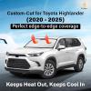 imagefor Rivian R1S 20222024 2025 Windshield Sunshade Compatible for EcoNour 240T Polyester Material Cars Sun Visor Reflector Blocks UV Rays  Foldable Sunshade Interior Protection Rivian AccessoriesToyota Highlander 20202025