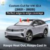imagefor Rivian R1S 20222024 2025 Windshield Sunshade Compatible for EcoNour 240T Polyester Material Cars Sun Visor Reflector Blocks UV Rays  Foldable Sunshade Interior Protection Rivian AccessoriesVolkswagen 20212025