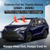 imagefor Rivian R1S 20222024 2025 Windshield Sunshade Compatible for EcoNour 240T Polyester Material Cars Sun Visor Reflector Blocks UV Rays  Foldable Sunshade Interior Protection Rivian AccessoriesToyata Sienna 20212025