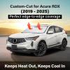 imagefor Rivian R1S 20222024 2025 Windshield Sunshade Compatible for EcoNour 240T Polyester Material Cars Sun Visor Reflector Blocks UV Rays  Foldable Sunshade Interior Protection Rivian AccessoriesAcura RDX 20192025