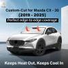 imagefor Rivian R1S 20222024 2025 Windshield Sunshade Compatible for EcoNour 240T Polyester Material Cars Sun Visor Reflector Blocks UV Rays  Foldable Sunshade Interior Protection Rivian AccessoriesMazda CX30 20192025