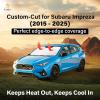 imagefor Rivian R1S 20222024 2025 Windshield Sunshade Compatible for EcoNour 240T Polyester Material Cars Sun Visor Reflector Blocks UV Rays  Foldable Sunshade Interior Protection Rivian AccessoriesSubaru Impreza 20152025