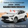imagefor Rivian R1S 20222024 2025 Windshield Sunshade Compatible for EcoNour 240T Polyester Material Cars Sun Visor Reflector Blocks UV Rays  Foldable Sunshade Interior Protection Rivian AccessoriesFord Escape 20202025