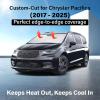 imagefor Rivian R1S 20222024 2025 Windshield Sunshade Compatible for EcoNour 240T Polyester Material Cars Sun Visor Reflector Blocks UV Rays  Foldable Sunshade Interior Protection Rivian AccessoriesChrysler Pacifica 20172025