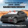imagefor Rivian R1S 20222024 2025 Windshield Sunshade Compatible for EcoNour 240T Polyester Material Cars Sun Visor Reflector Blocks UV Rays  Foldable Sunshade Interior Protection Rivian AccessoriesVolkswagen Jetta 20192025