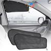 imageEcoNour Car Driver Front Window Sun Shade  Magnetic Window Curtain Protects from Harmful Sun Rays for Drivers  Side Window Screen Sunshade for Cars Prevents Sun Damage  Black 2Piece